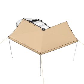 VEVOR Vehicle Awning 270 Degree, 8.2' Height Retractable Car Side Awning, PU3000mm UV50+ Car Awning with Waterproof Storage Bag, Suitable for Tru VEVOR Vehicle Awning 270 Degree, 8.2' Height Retractable Car Side Awning, PU3000mm UV50+ Car Awning with Waterproof Storage Bag, Suitable for Tru